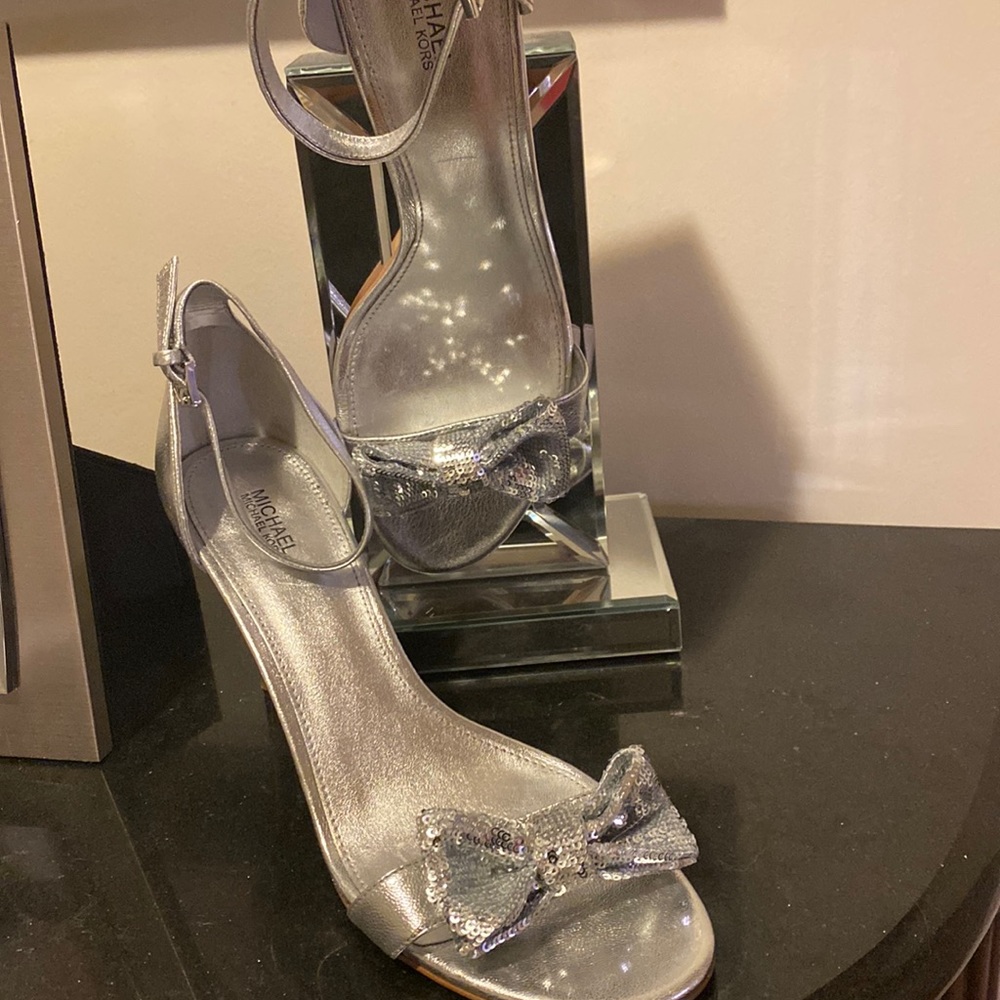 Michael Kors Silver Sandals